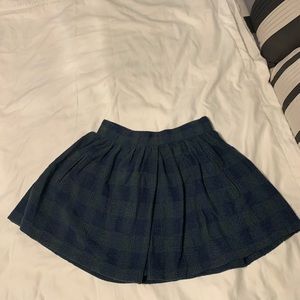free people plaid skirt